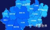 echarts邵阳市邵阳县geoJson地图 visualMap控制地图颜色实例代码