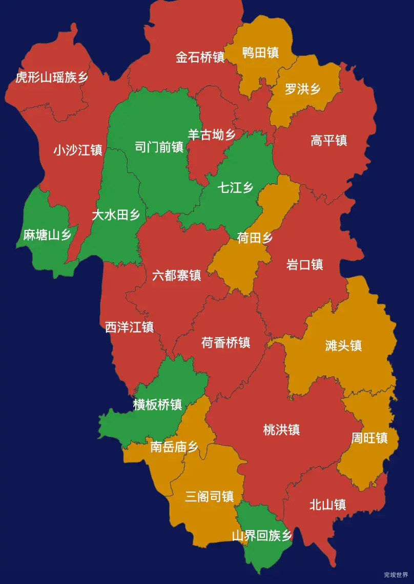 echarts邵阳市隆回县geoJson地图tooltip自定义html