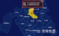echarts邵阳市洞口县geoJson地图点击地图获取经纬度演示实例