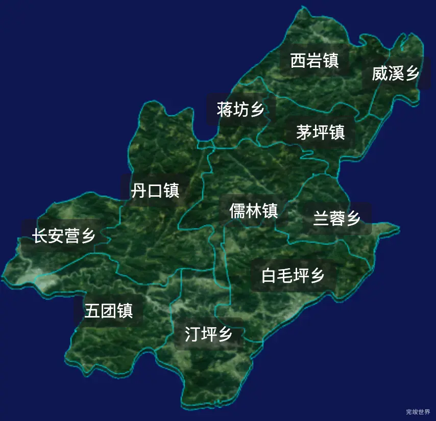 threejs邵阳市城步苗族自治县geoJson地图3d地图css2d标签