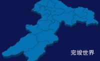 echarts岳阳市汨罗市geoJson地图3d地图实例旋转动画实例代码