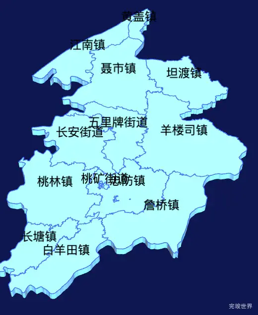 echarts岳阳市临湘市geoJson地图3d地图