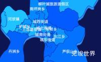 echarts常德市武陵区geoJson地图 visualMap控制地图颜色实例