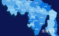 echarts常德市澧县geoJson地图 tooltip轮播代码演示