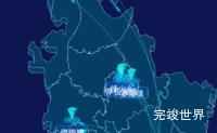 echarts常德市临澧县geoJson地图label样式自定义实例代码