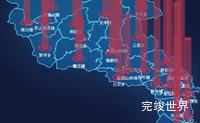 echarts常德市石门县geoJson地图添加柱状图效果