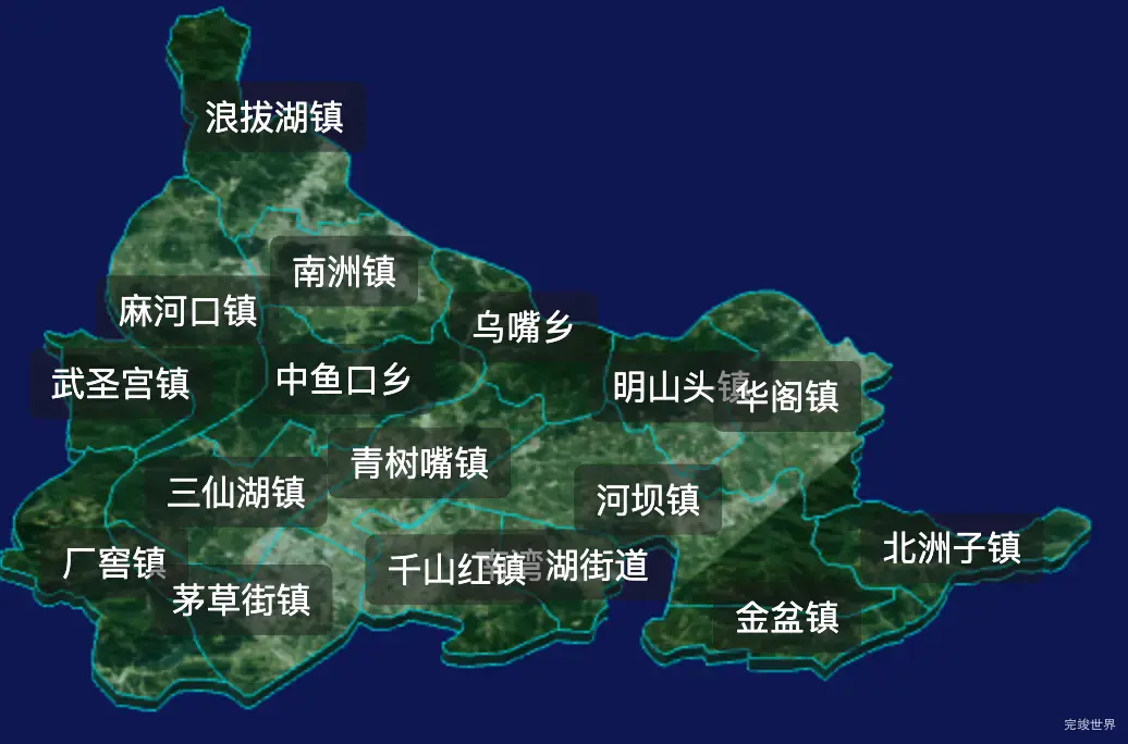 threejs益阳市南县geoJson地图3d地图