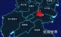 echarts郴州市临武县geoJson地图3d地图自定义图标代码演示