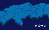echarts永州市零陵区geoJson地图3d地图实例旋转动画代码演示