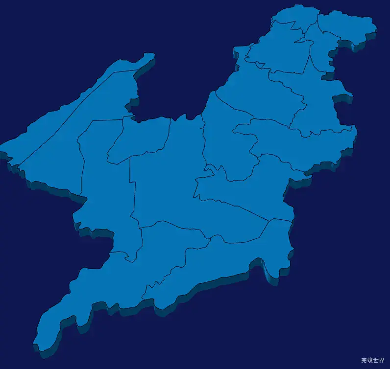 echarts永州市东安县geoJson地图3d地图实例旋转动画