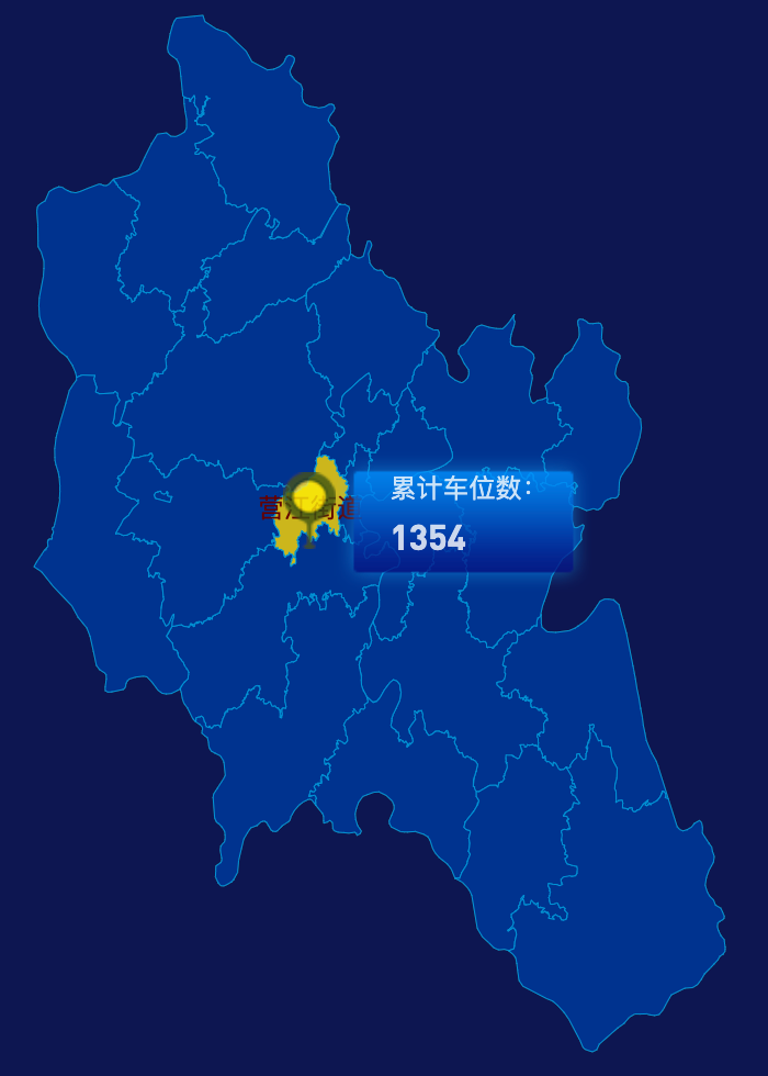 echarts永州市道县geoJson地图点击地图插小旗