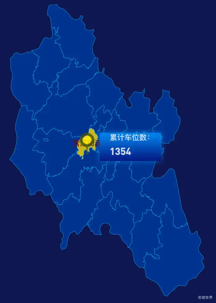 echarts永州市道县geoJson地图点击地图插小旗