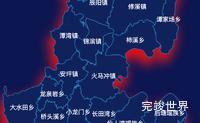echarts怀化市辰溪县geoJson地图阴影效果