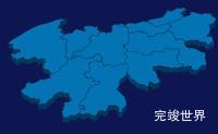 echarts南京市江宁区geoJson地图3d地图实例旋转动画效果实例