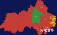 echarts常州市钟楼区geoJson地图指定区域高亮效果