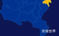 echarts常州市武进区geoJson地图区域闪烁效果实例