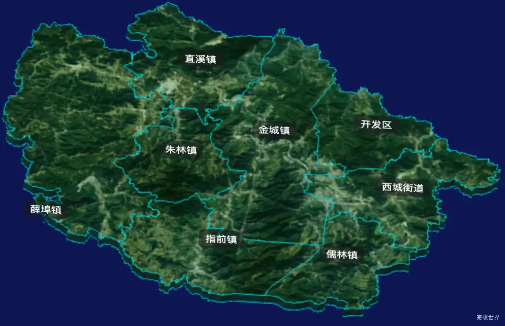 threejs常州市金坛区geoJson地图3d地图自定义贴图加CSS3D标签