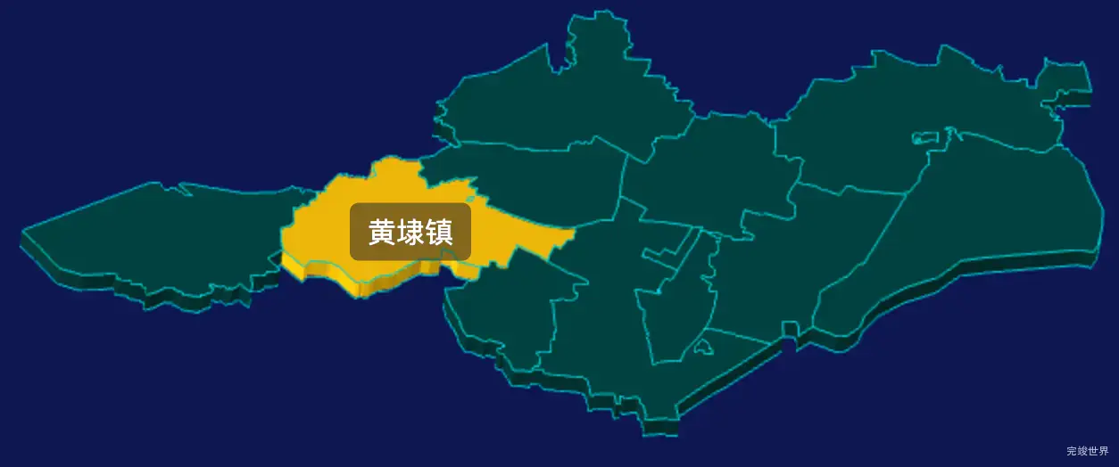 threejs苏州市相城区geoJson地图3d地图鼠标移入显示标签并高亮