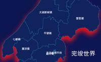 echarts苏州市吴江区geoJson地图阴影实例