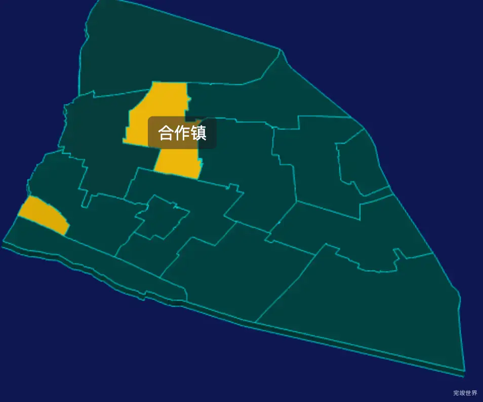 threejs南通市启东市geoJson地图3d地图指定区域闪烁