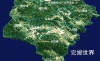 echarts南通市如皋市geoJson地图3d地图自定义贴图-绿色地面效果实例