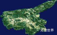 echarts连云港市灌南县geoJson地图3d地图自定义贴图-绿色地面实例代码