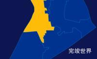 echarts淮安市清江浦区geoJson地图区域闪烁效果实例