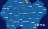 echarts淮安市涟水县geoJson地图根据经纬度显示自定义html弹窗实例代码