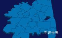 echarts盐城市射阳县geoJson地图3d地图实例旋转动画效果实例