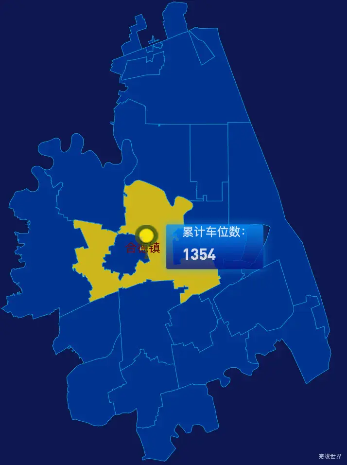 echarts盐城市射阳县geoJson地图点击地图插小旗
