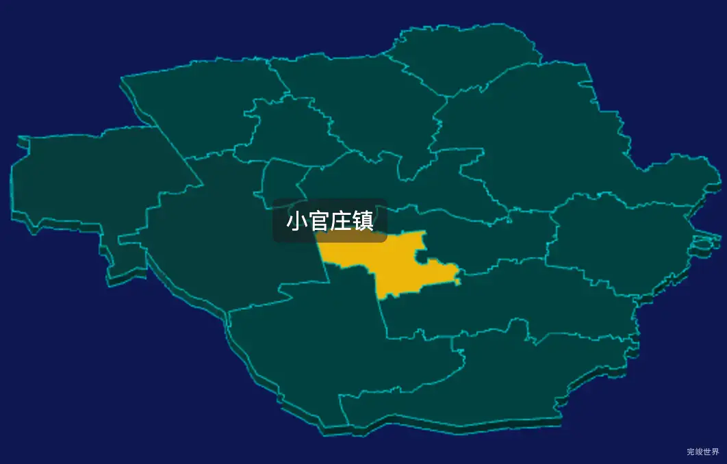 threejs扬州市宝应县geoJson地图3d地图指定区域闪烁