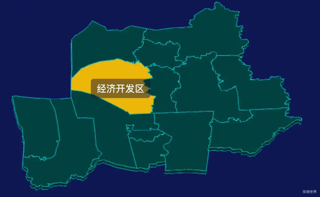 threejs扬州市高邮市geoJson地图3d地图