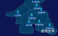 echarts镇江市润州区geoJson地图点击跳转到指定页面代码演示