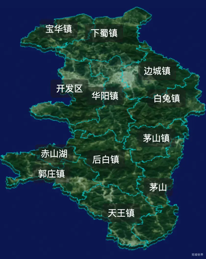 threejs镇江市句容市geoJson地图3d地图css2d标签