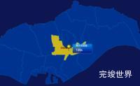 echarts泰州市靖江市geoJson地图点击地图插小旗实例