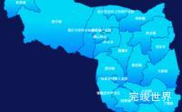 echarts宿迁市宿豫区geoJson地图局部颜色渐变实例代码