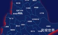 echarts宿迁市泗洪县geoJson地图阴影代码演示