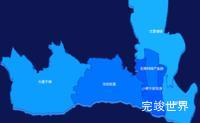 echarts西宁市城北区geoJson地图 visualMap控制地图颜色效果