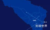 echarts西宁市大通回族土族自治县geoJson地图自定义引导线演示实例