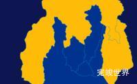echarts海北藏族自治州刚察县geoJson地图指定区域高亮演示实例