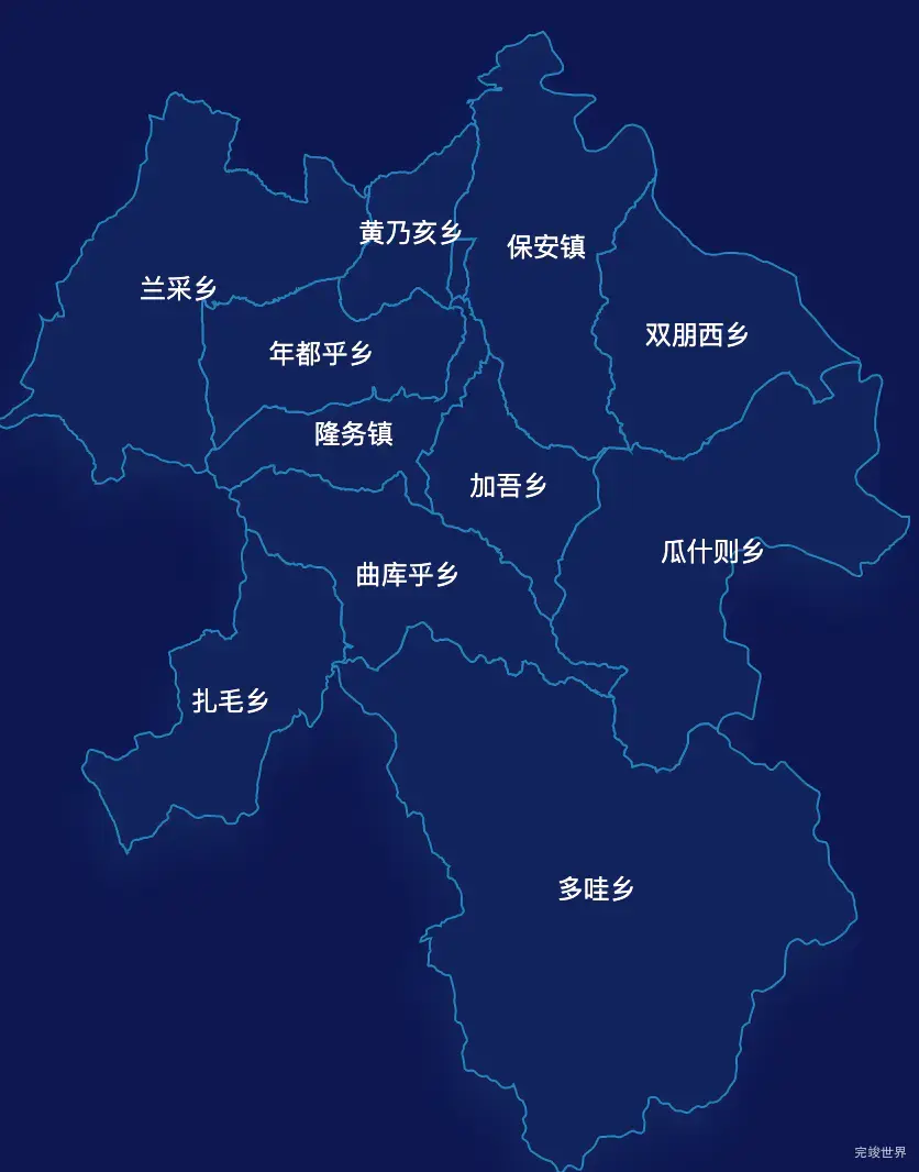 echarts黄南藏族自治州同仁市geoJson地图点击弹出自定义弹窗