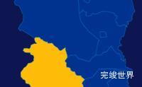echarts海南藏族自治州兴海县geoJson地图指定区域高亮演示实例