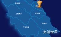 echarts玉树藏族自治州玉树市geoJson地图根据经纬度显示自定义html弹窗效果