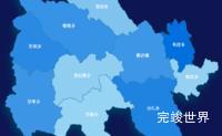 echarts玉树藏族自治州囊谦县geoJson地图 tooltip轮播实例
