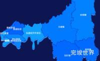 echarts南宁市青秀区geoJson地图 visualMap控制地图颜色效果