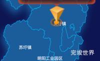 echarts南宁市江南区geoJson地图tooltip自定义html效果