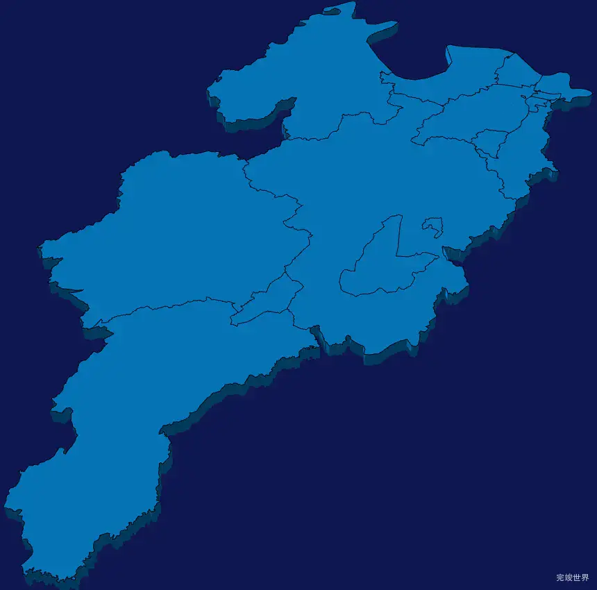 echarts南宁市江南区geoJson地图3d地图实例旋转动画