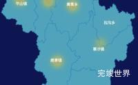 echarts柳州市鹿寨县geoJson地图热力图代码演示