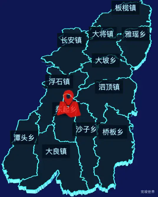 echarts柳州市融安县geoJson地图3d地图自定义图标