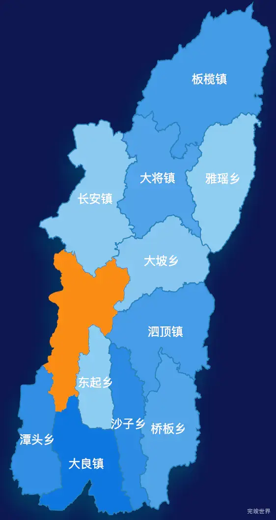 echarts柳州市融安县geoJson地图 tooltip轮播